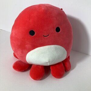 Squishmallows Veronica The‎ Octopus Plush 8" Orange Red